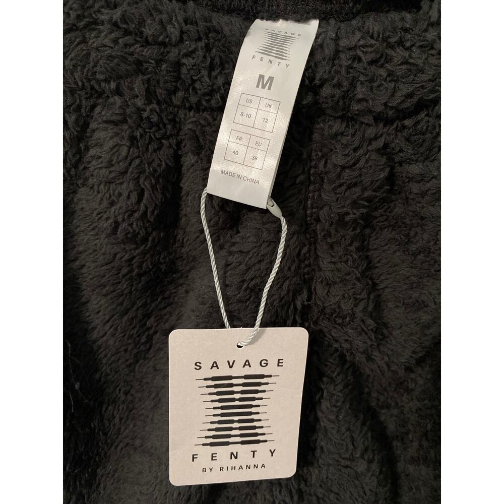 New Savage X Fenty Super Fuzzy Fleece Lounge Pants Women's Medium - Picture 2 of 3